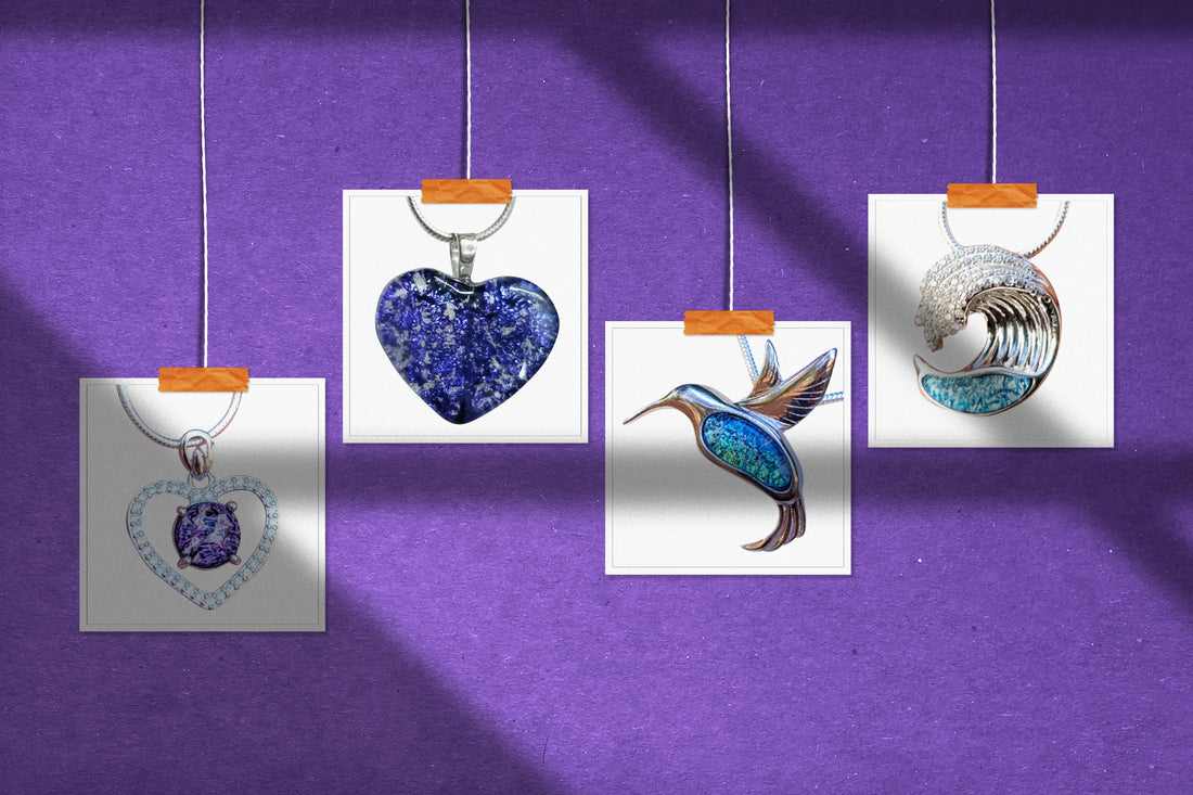 Aurora Sterling Silver Cremation Pendants