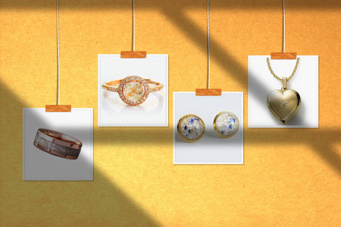 Gold Cremation Jewelry