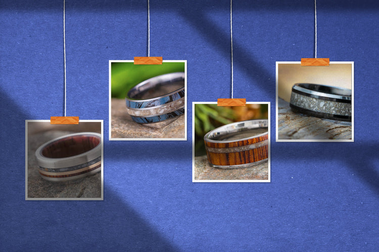 Stylish Cremation Rings For Men