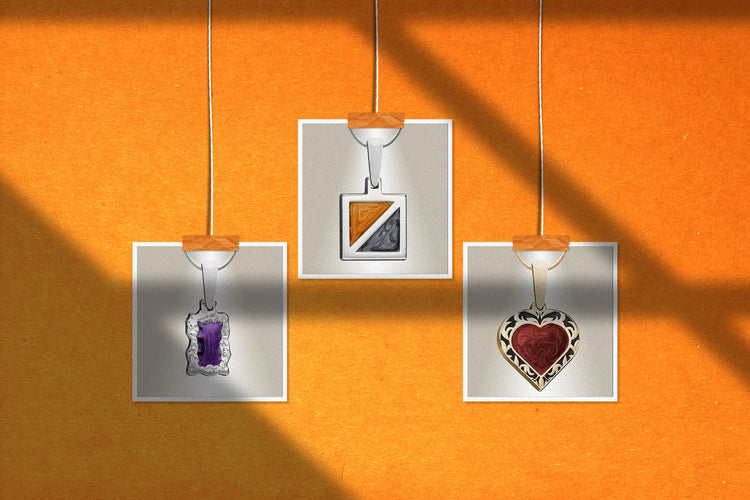 Resin Cremation Art Jewelry
