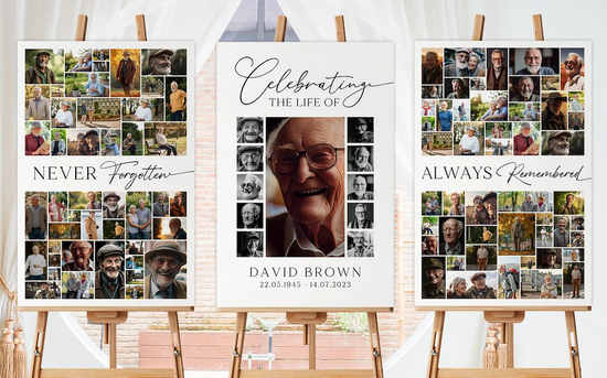 Celebration Of Life Poster Board Ideas