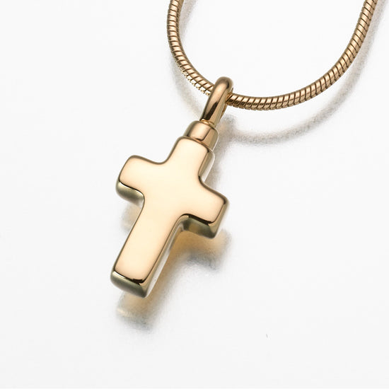 Thea Small Cross Gold Pendant