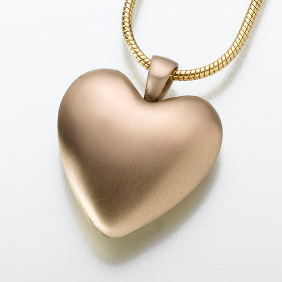 Sage Bronze Heart Pendant