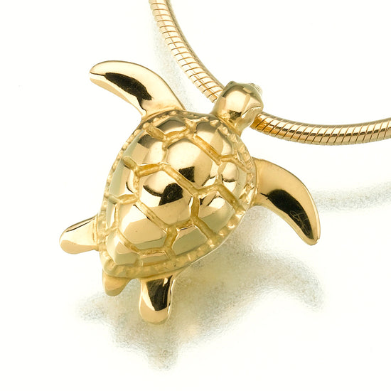 Kaia Sea Turtle Gold Pendant