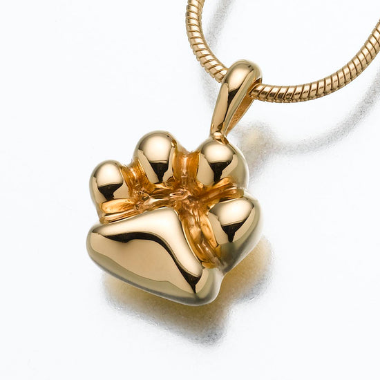 Luna Paw Gold Pendant