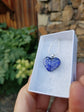 Crystal Charms Cremation Glass Heart Pendant