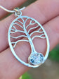 Tree Of Life Cremation Glass Necklace