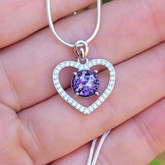 Harmonious Heart Cremation Ashes Necklace