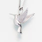 Ivy Hummingbird Sterling Silver Pendant