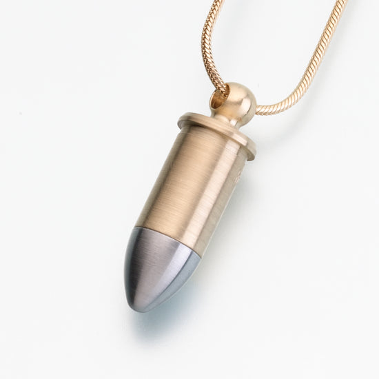 Rowan Bullet Bronze Pendant