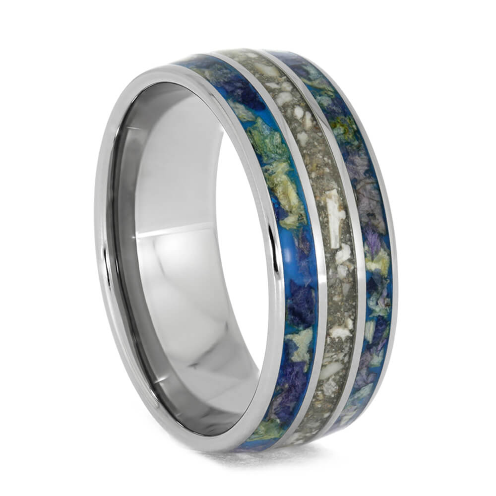 Pet memorial rings with ashes hotsell