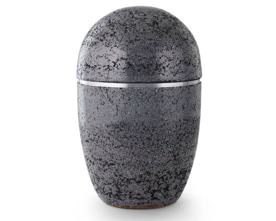 Atlantis Ebony Ceramic Urn