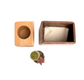 Veya Wooden Plant Urn In Walnut & Sycamore