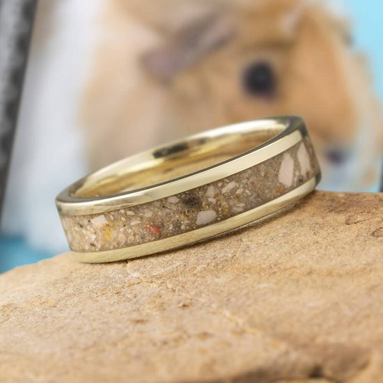 Coco 14K White Gold Pet Cremation Ring