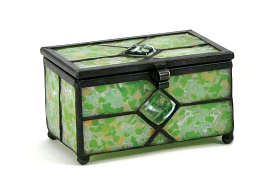 Meadow Glass Cremation Keepsake Box