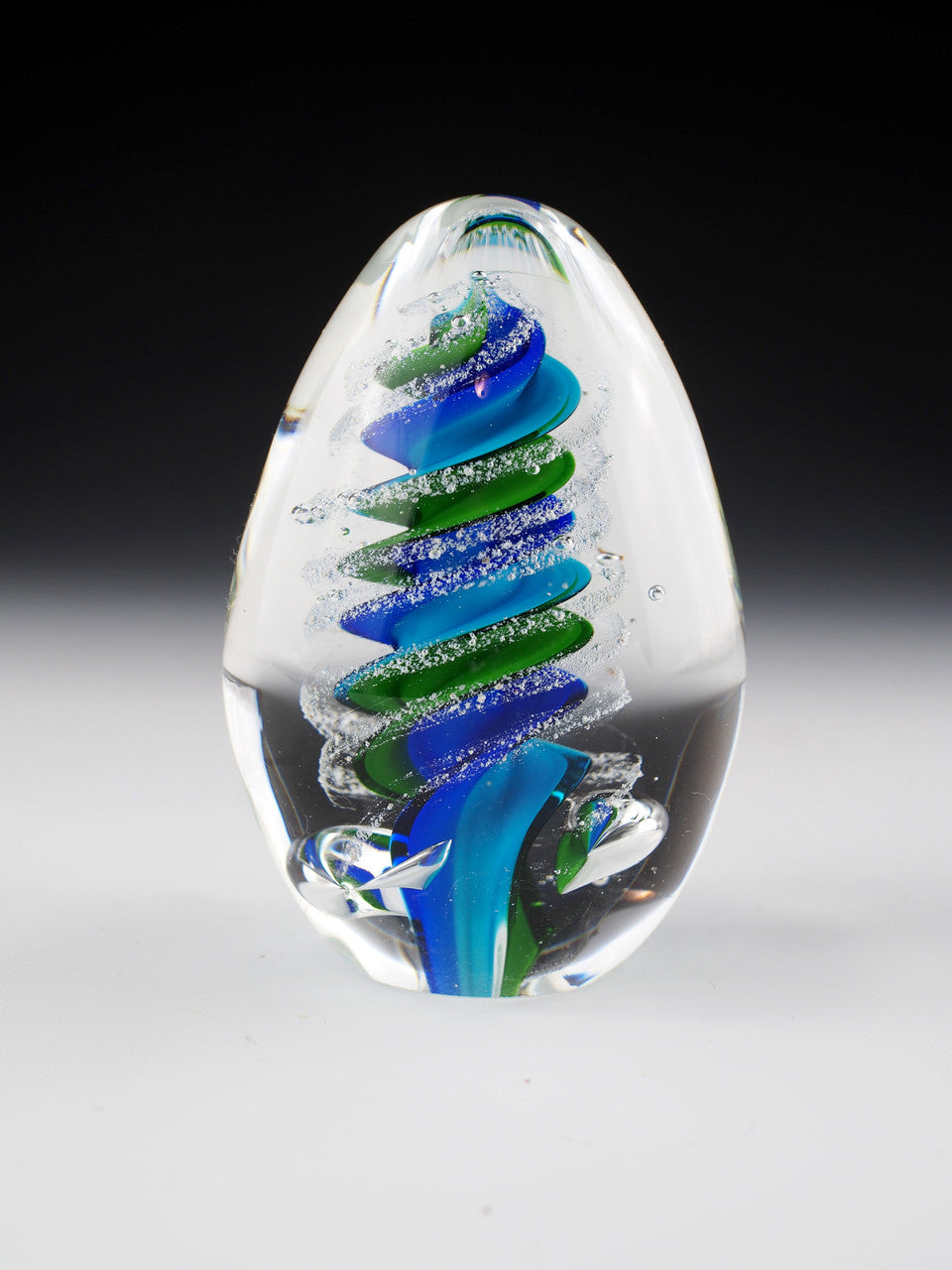 Handmade Glass shops Memorial Paperweight