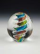 Astral Swirl Multi-Color Memorial Paperweight Orb