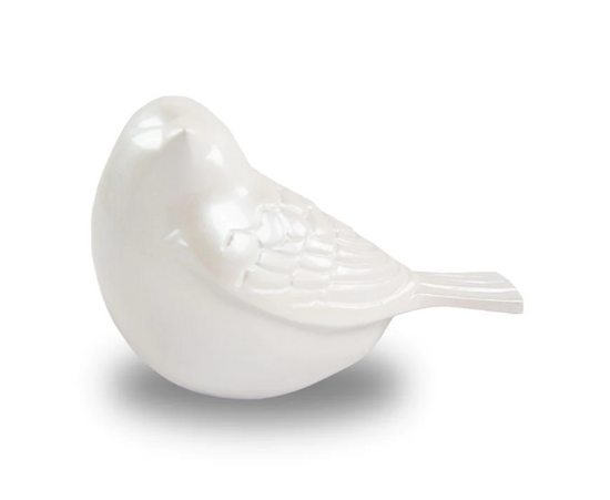Pearl Songbird Brass Keepsake Urn
