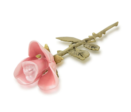 Pink Rose Flower Cremation Keepsake Urn