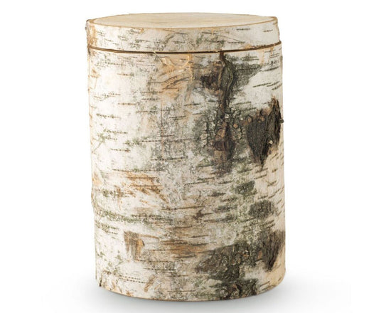 Rustic Birchwood Tree Urn