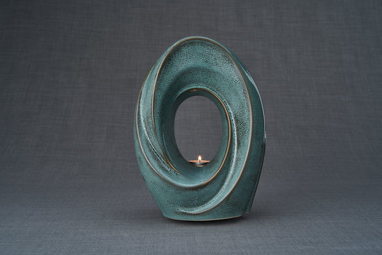 Sage Serenity Artistic Ceramic Urn