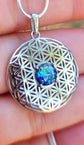 Boho Flower Sacred Geometry Cremation Pendant