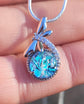 Isabella Dragonfly Glass Cremation Pendant