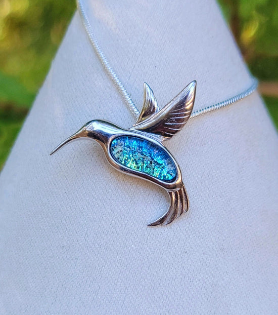 Eternal Hummingbird Infused Ashes Necklace