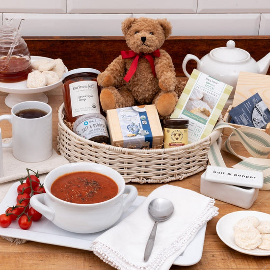 Soup, Love, & Bear Hugs Sympathy Package