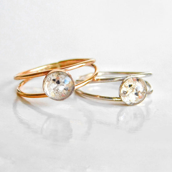 Unity Gold Filled Double Band Cremation Ring