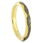 Amara Wavy Solid Gold Cremation Ring