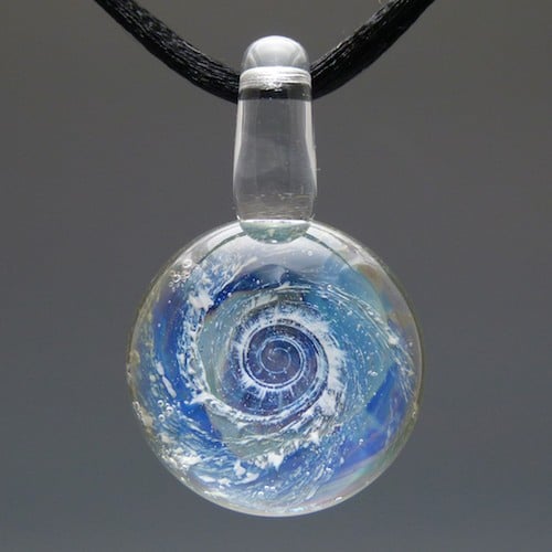 Halley Nebula Memorial Necklace