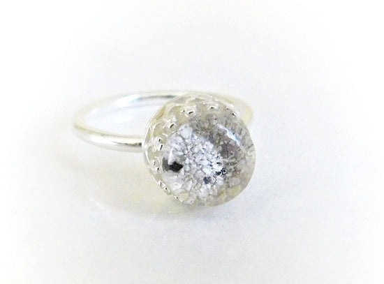 Crown 14k Solid Gold Crown Cremation Ring