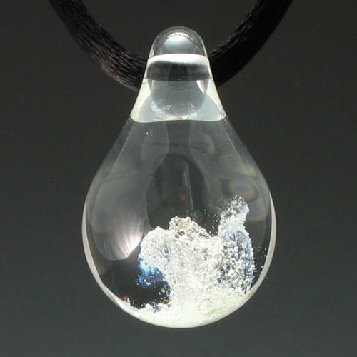 Nimbus Crystal Teardrop Cremation Pendant
