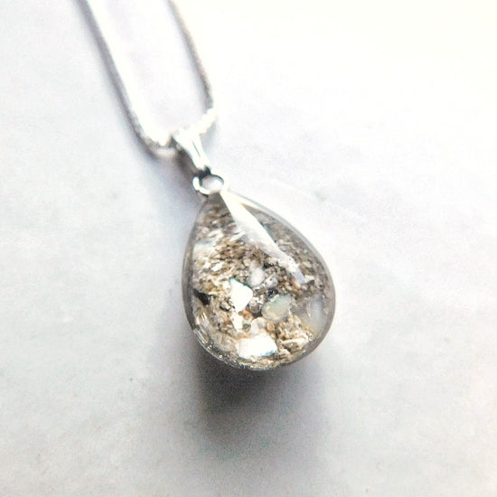 Eternal Teardrop Silver Pendant