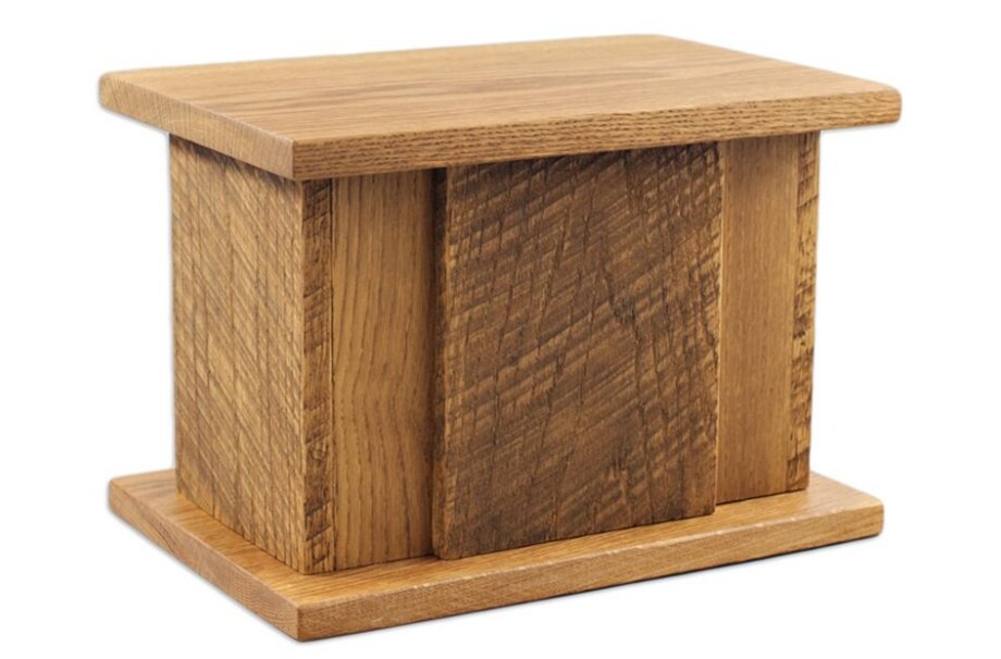 Bailey Rustic Oak Large Urn Box – You Are Forever