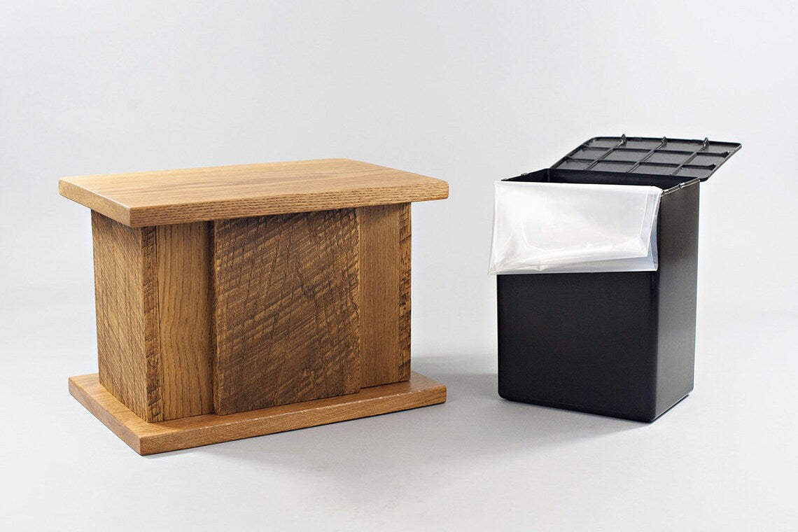 Bailey Rustic Oak Large Urn Box – You Are Forever