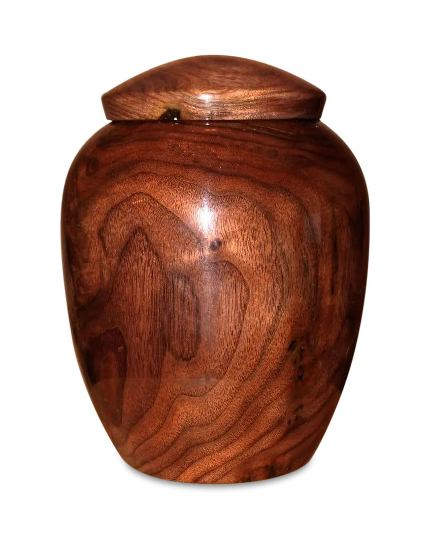 Sierra Walnut Handmade Wooden Urn