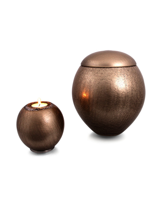 Bohemian Crystal Large Glass Cremation Urn
