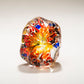 Element- Fire Abstract Cremation Glass Ornament