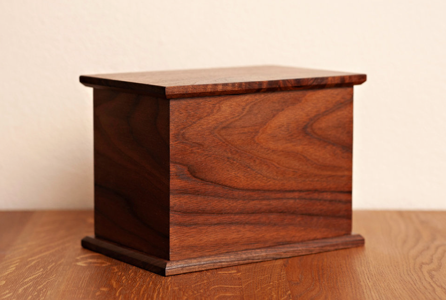 Madison Walnut Urn Box- You Are Forever