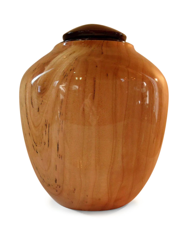DuPont Cherry & Walnut Handmade Wooden Urn
