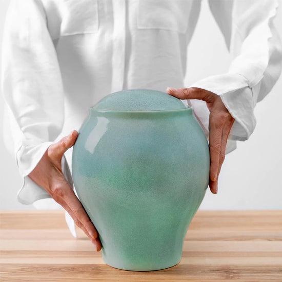 Ocean Blue Classic Cremation Urn