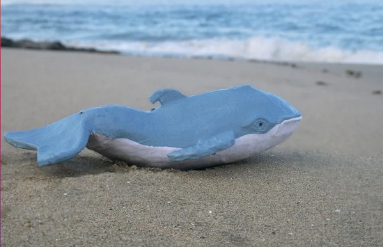 Small Whale Biodegradable Water Burial Urn