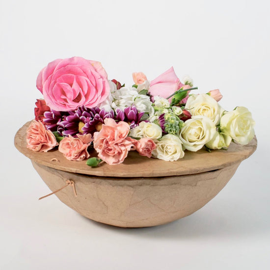 Fresh Flowers DIY Biodegradable Urn For Water Burial