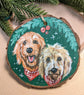 Personalized Pet Family Portrait Memorial Ornament