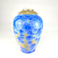 Blue Crystalline Glazed Ceramic Urn